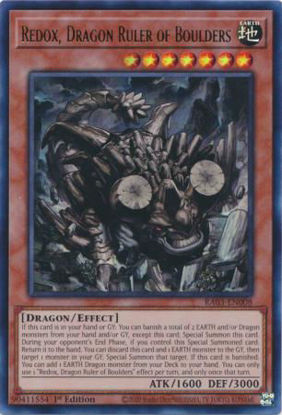 Redox, Dragon Ruler of Boulders - RA03-EN008 - Ultimate Rare 1st Edition