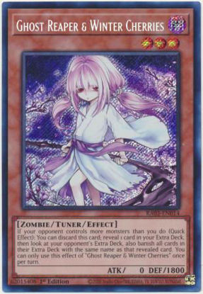 Ghost Reaper & Winter Cherries - RA03-EN014 - Quarter Century Secret Rare 1st Edition