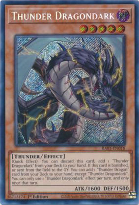 Thunder Dragondark - RA03-EN018 - Collector's Rare 1st Edition