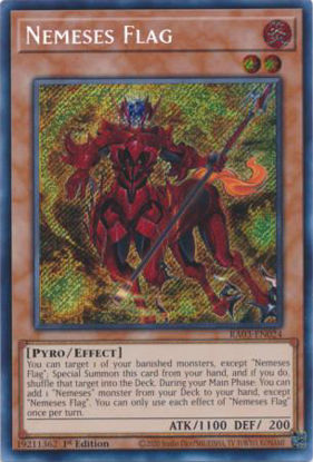 Nemeses Flag - RA03-EN024 - Quarter Century Secret Rare 1st Edition