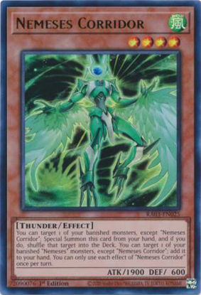 Nemeses Corridor - RA03-EN025 - Quarter Century Secret Rare 1st Edition