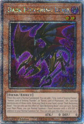 Dark Beckoning Beast - RA03-EN027 - Ultimate Rare 1st Edition