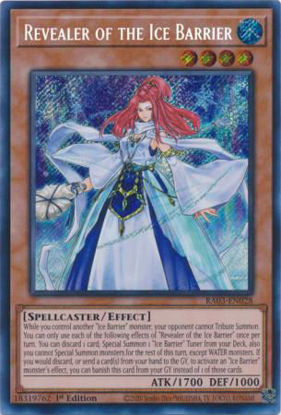 Revealer of the Ice Barrier - RA03-EN028 - Ultimate Rare 1st Edition