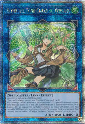 Wynn the Wind Charmer, Verdant - RA03-EN045 - Quarter Century Secret Rare 1st Edition