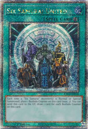 Six Samurai United - RA03-EN054 - Quarter Century Secret Rare 1st Edition