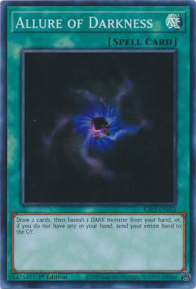 Allure of Darkness - RA03-EN055 - Quarter Century Secret Rare 1st Edition