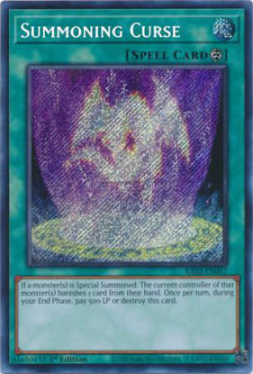 Summoning Curse - RA03-EN057 - Quarter Century Secret Rare 1st Edition