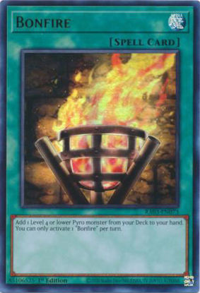 Bonfire - RA03-EN073 - Quarter Century Secret Rare 1st Edition