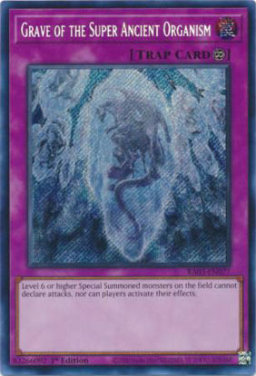 Grave of the Super Ancient Organism - RA03-EN077 - Quarter Century Secret Rare 1st Edition