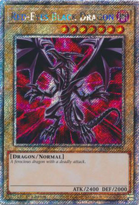 Red-Eyes Black Dragon - RA03-EN081 - Quarter Century Secret Rare 1st Edition