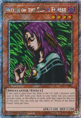 Witch of the Black Forest - RA03-EN091 - Quarter Century Secret Rare 1st Edition