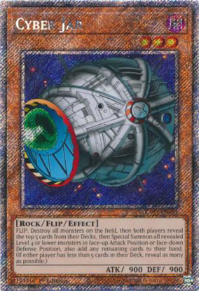 Cyber Jar - RA03-EN095 - Quarter Century Secret Rare 1st Edition