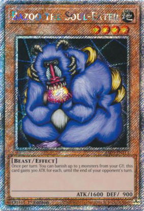 Bazoo the Soul-Eater - RA03-EN111 - Quarter Century Secret Rare 1st Edition