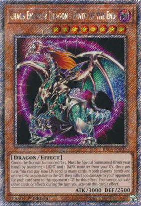 Chaos Emperor Dragon - Envoy of the End - RA03-EN133 - Quarter Century Secret Rare 1st Edition