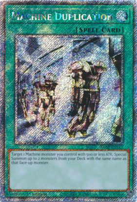 Machine Duplication - RA03-EN145 - Quarter Century Secret Rare 1st Edition