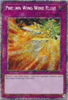 Phoenix Wing Wind Blast - RA03-EN149 - Platinum Secret Rare 1st Edition