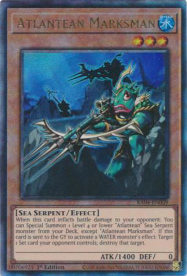 Atlantean Marksman - RA04-EN009-UTR - (V.7 - Ultimate Rare) 1st Edition