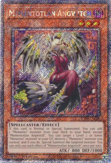 Mementotlan Angwitch - RA04-EN048-QCR - (V.5 - Quarter Century Secret Rare) 1st Edition