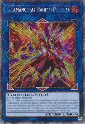 Salamangreat Raging Phoenix - RA04-EN083-QCR - (V.5 - Quarter Century Secret Rare) 1st Edition