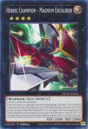 Heroic Champion - Magnum Excalibur - DUAD-EN044 - Common 1st Edition