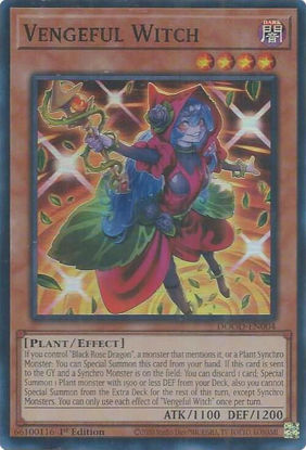 Vengeful Witch - DOOD-EN004 - Super Rare 1st Edition