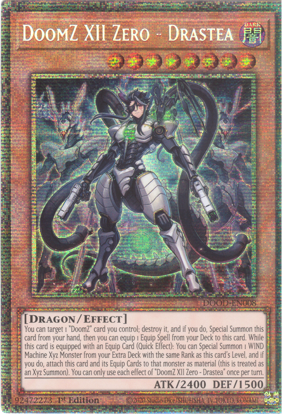 DoomZ XII Zero - Drastea - DOOD-EN008 - Starlight Rare 1st Edition