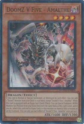 DoomZ V Five - Amalthe - DOOD-EN009 - Ultra Rare 1st Edition