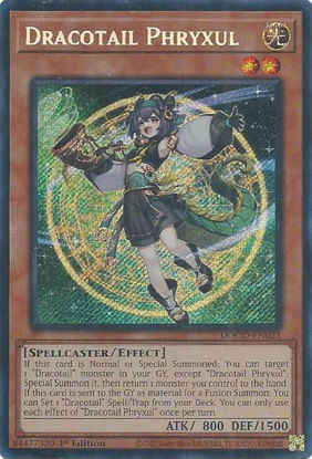 Dracotail Phryxul - DOOD-EN023 - Secret Rare 1st Edition