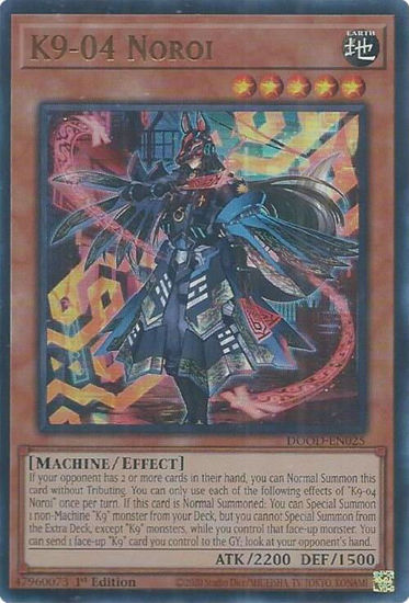 K9-04 Noroi - DOOD-EN025 - Starlight Rare 1st Edition
