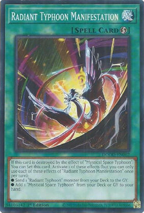 Radiant Typhoon Manifestation - DOOD-EN062 - Common 1st Edition