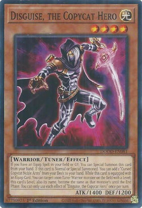 Disguise, the Copycat Hero - DOOD-EN081 - Common 1st Edition