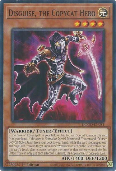 Disguise, the Copycat Hero - DOOD-EN081 - Common 1st Edition