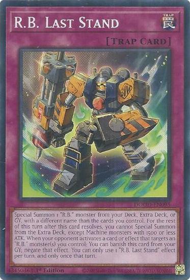 R.B. Last Stand - DOOD-EN095 - Common 1st Edition
