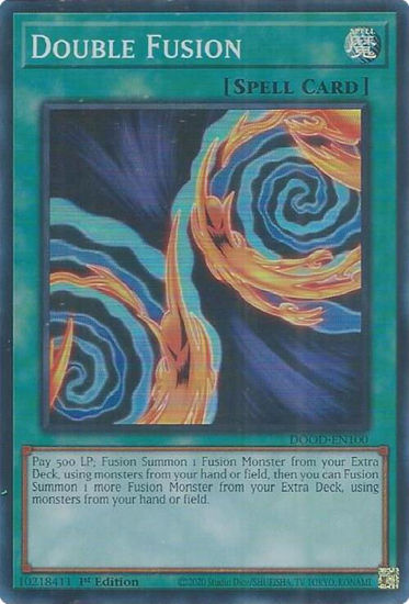 Double Fusion - DOOD-EN100 - Super Rare 1st Edition