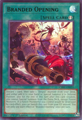 Branded Opening - CH01-EN023 - Ultra Rare 1st Edition