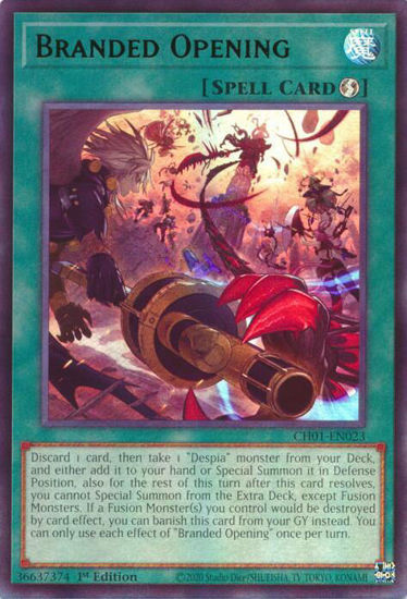 Branded Opening - CH01-EN023 - Ultra Rare 1st Edition