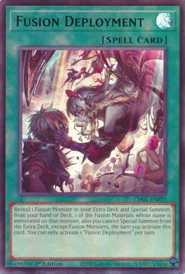 Fusion Deployment - CH01-EN029 - Ultra Rare 1st Edition