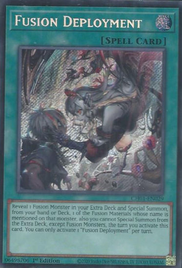 Fusion Deployment - CH01-EN029 - Secret Rare 1st Edition