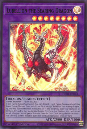 Lubellion the Searing Dragon - CH01-EN044 - Ultra Rare 1st Edition