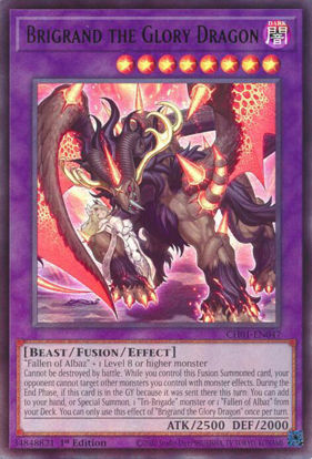 Brigrand the Glory Dragon - CH01-EN047 - Ultra Rare 1st Edition