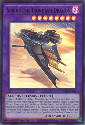 Sprind the Irondash Dragon - CH01-EN048 - Ultra Rare 1st Edition