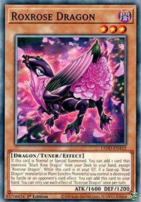Roxrose Dragon - L5DD-ENA12 - Common 1st Edition