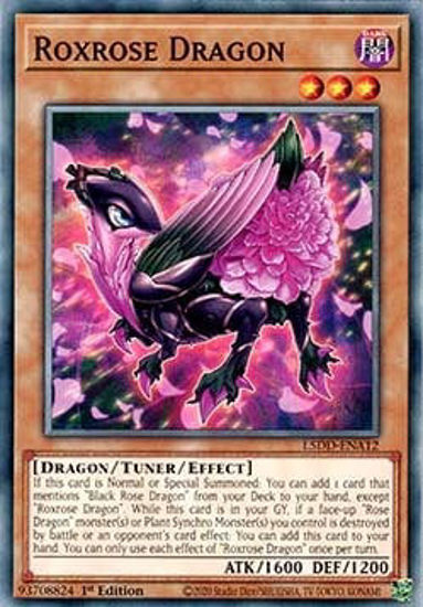 Roxrose Dragon - L5DD-ENA12 - Common 1st Edition