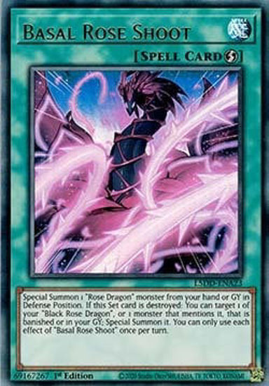 Basal Rose Shoot - L5DD-ENA23 - Ultra Rare 1st Edition