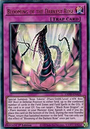 Blooming of the Darkest Rose - L5DD-ENA25 - Ultra Rare 1st Edition