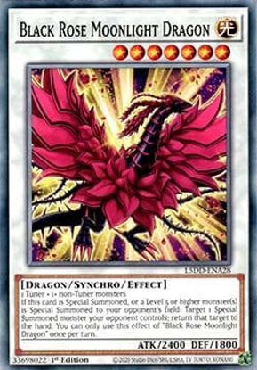 Black Rose Moonlight Dragon - L5DD-ENA28 - Common 1st Edition