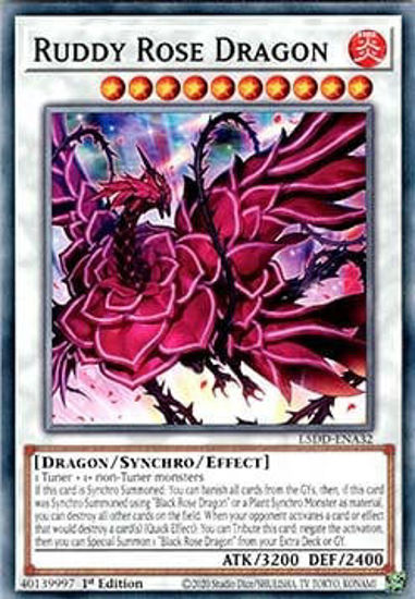 Ruddy Rose Dragon - L5DD-ENA32 - Common 1st Edition