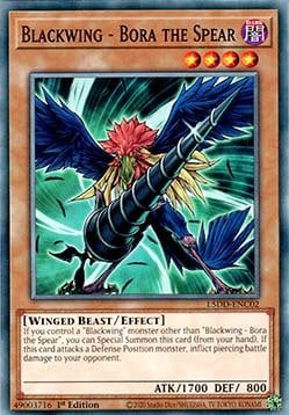 Blackwing - Bora the Spear - L5DD-ENC02 - Common 1st Edition