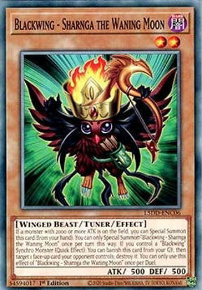 Blackwing - Sharnga the Waning Moon - L5DD-ENC06 - Common 1st Edition