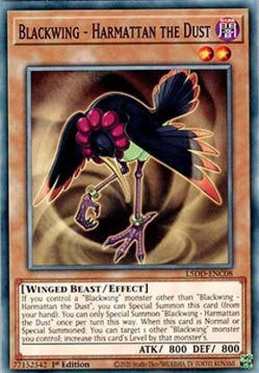 Blackwing - Harmattan the Dust - L5DD-ENC08 - Common 1st Edition